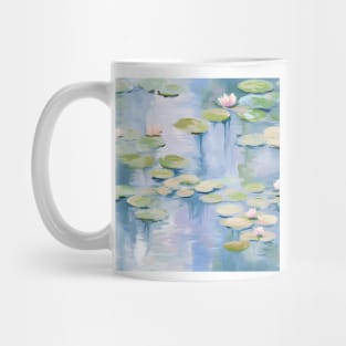 Monet Style Water Lilies 18 Mug